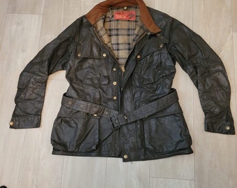 ジャケット・アウター 60s belstaff trialmaster professional 36 Vintage 1960s BELSTAFF TRAILMASTER Pro Waxed Cotton Motorcycle