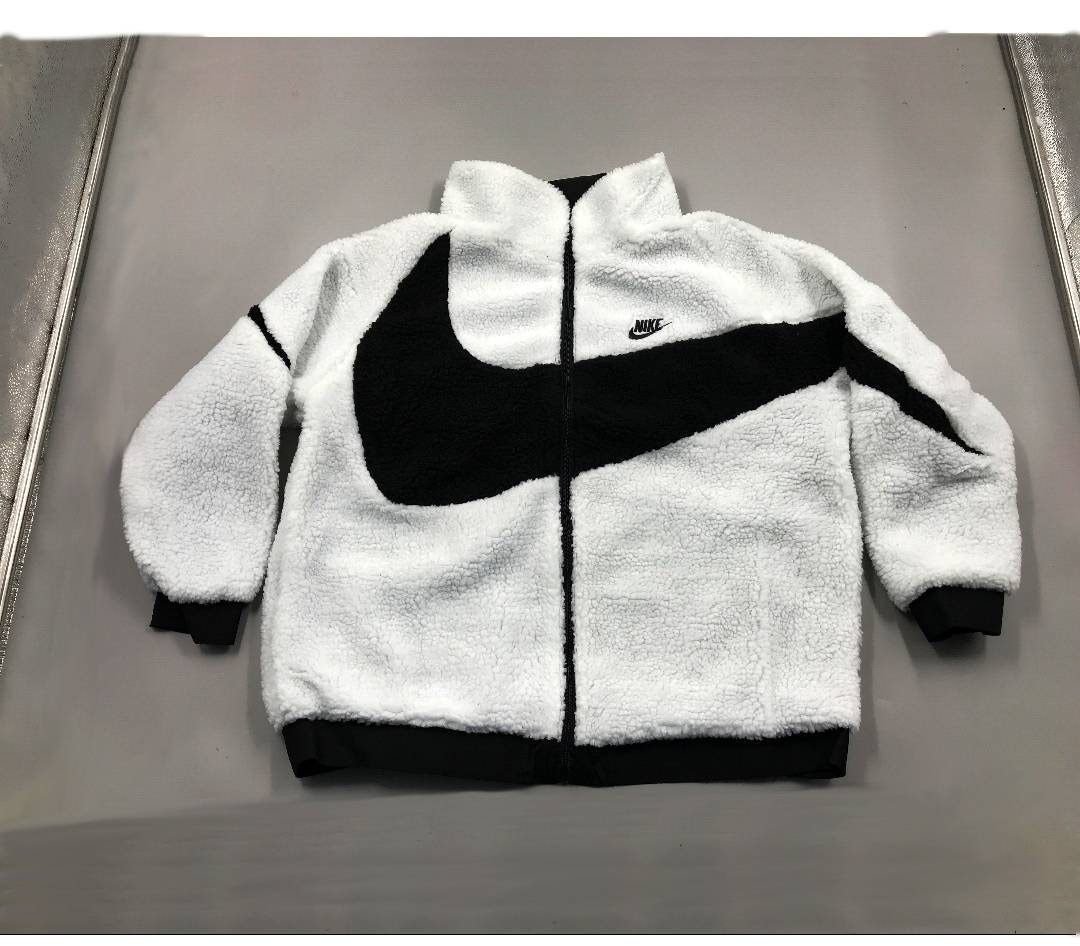 nike fleece reversible jacket