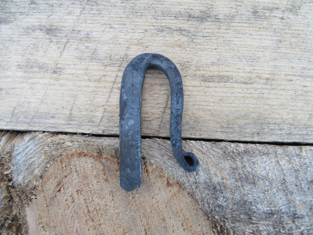 Hand forged colonial style flint striker, fire starter, flint and steel ...