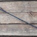 Blowpipe fire poker, fireplace, campfire and wood stove tool. Blacksmith forged blow poker, bellows replacement.