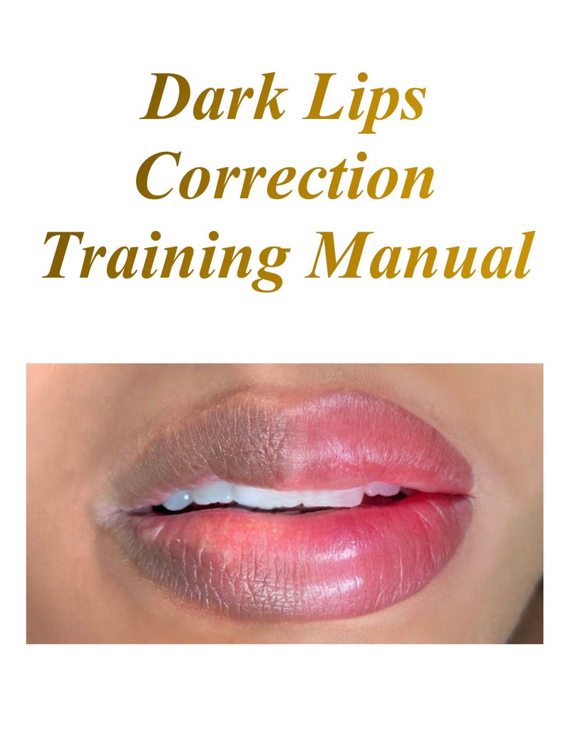 PMU Dark Lips Correction EDITABLE Digital Dark Lips Etsy