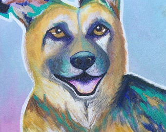 11x14 Acrylic Painting of YOUR Dog