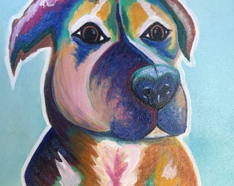 11x14 Acrylic Painting of YOUR Dog