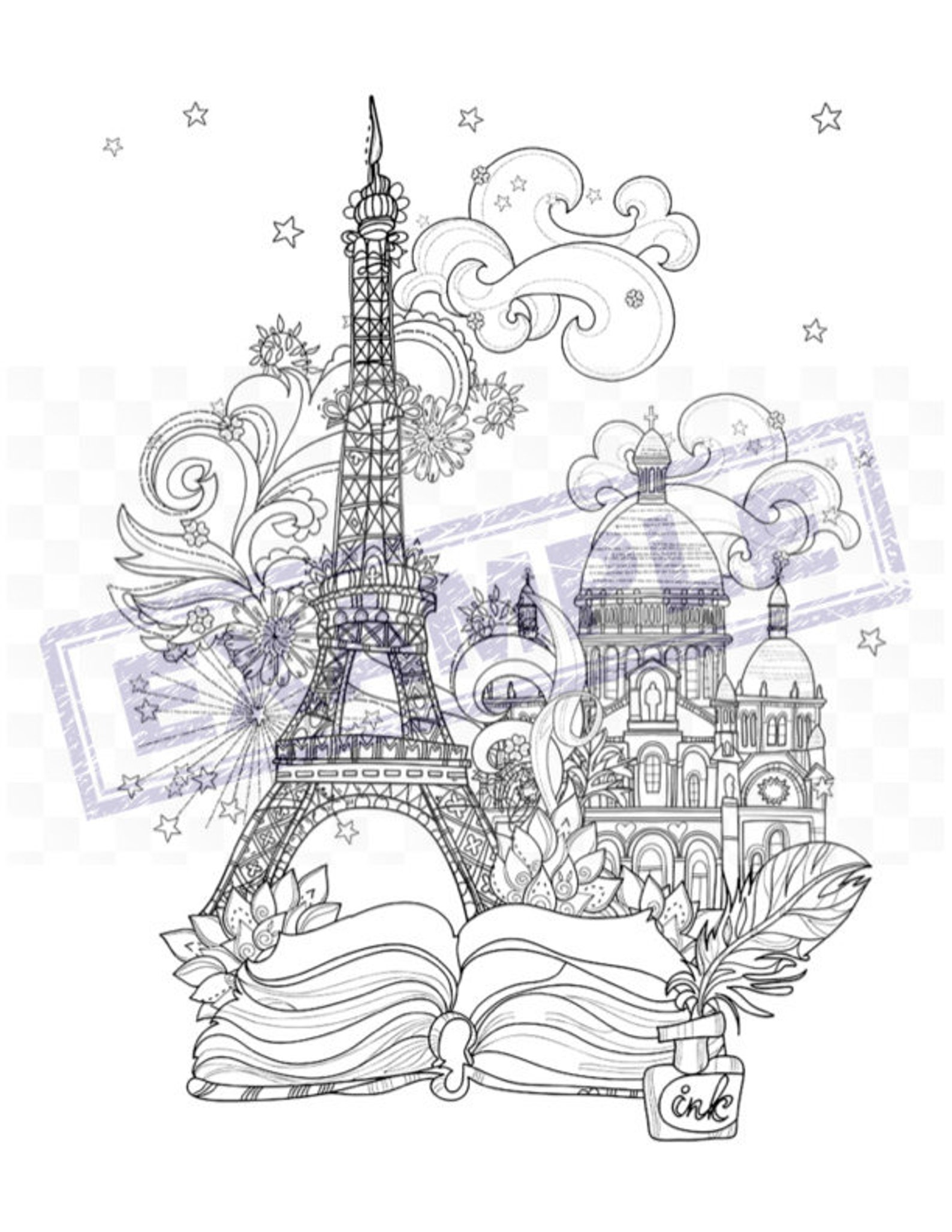 Unique Detailed Christmas Coloring Pages PDF 20 Full - Etsy