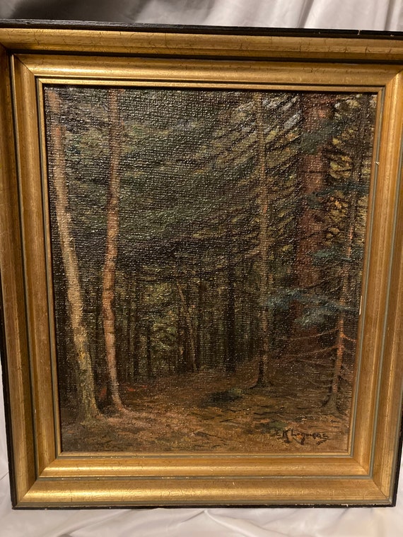 Antique Oil Painting From Noted Artist and Author Elizabeth Etsy