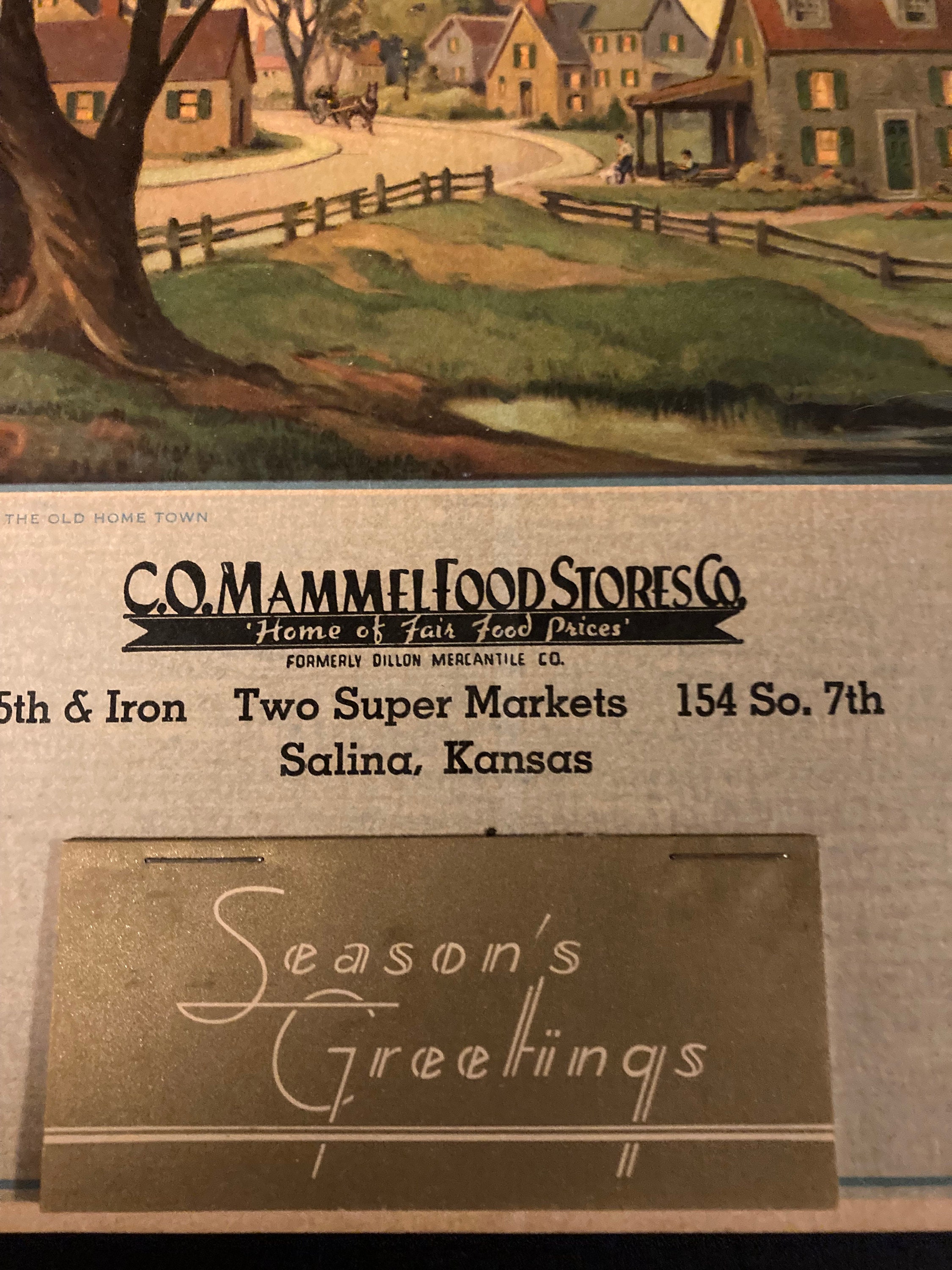 1947 C. O. Mammel Food Stores dillon Mercantile, AKA Dillons and Later