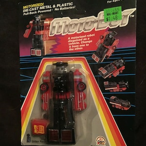 MOTORIZED ROBOT | TRAIN | 1984 Intex | DynaBot MotoBot Transformers Gobot 29583