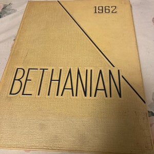 1962 Bethany College Lindsborg Kansas yearbook &quot;Bethanian&quot; full of 1960&#39;s college stuff and Lindsborg kansas parents or grandparents