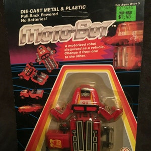MOTORIZED ROBOT | Jeep | 1984 INTEX | DynaBot MotoBot Transformers Gobot 29583