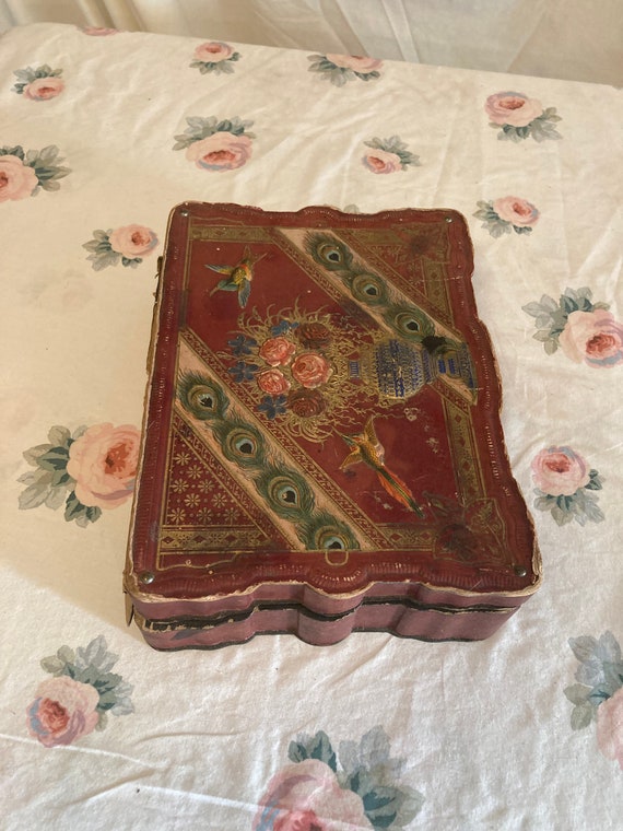 Victorian era (1840's) Paper Mache & wood antique lap… Gem