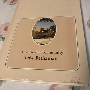 1984 Bethany College Lindsborg Kansas Yearbook &quot;the Bethanian&quot; In great shape, many pictures no writing owned by former staff member