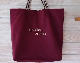 Grand Sac porté épaule en coton, sac shopping pliable mixte, Tote bag durable grande capacité, élégant, poche zippée, bagage toute saison