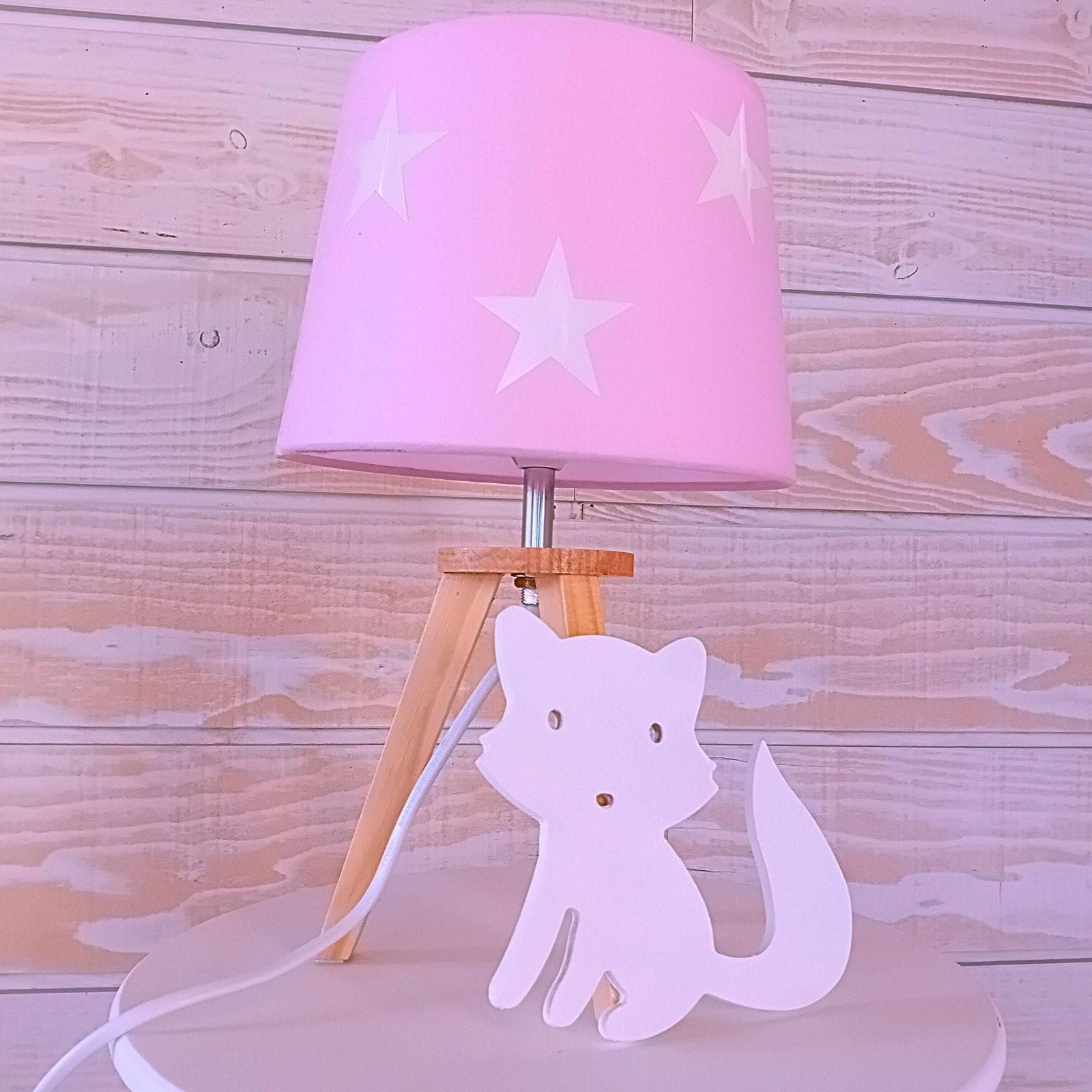 Abat-jour Italien Rose Ancien Chic