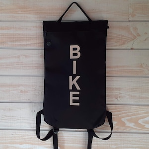Mochila BIKE / Durável / Unissex / Estilo urbano / Design / Plana / Reciclada / Bolsa favorita para ciclismo / Feita à mão / Presente de feriado / Aniversário.