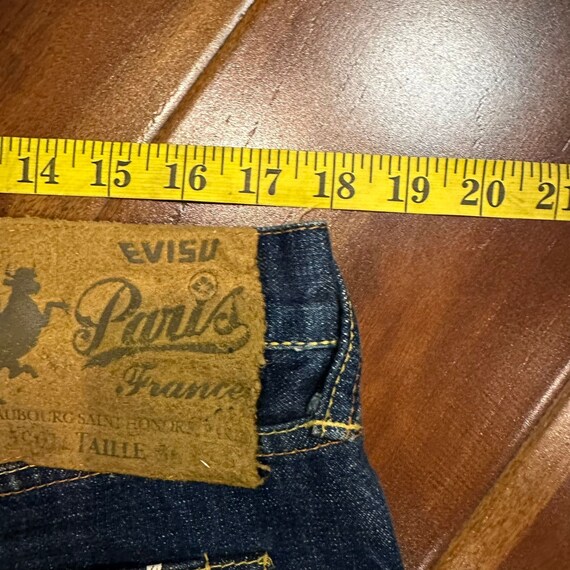 Vintage Evisu Slevedge Jeans 36 x 35 Mens Denim P… - image 5