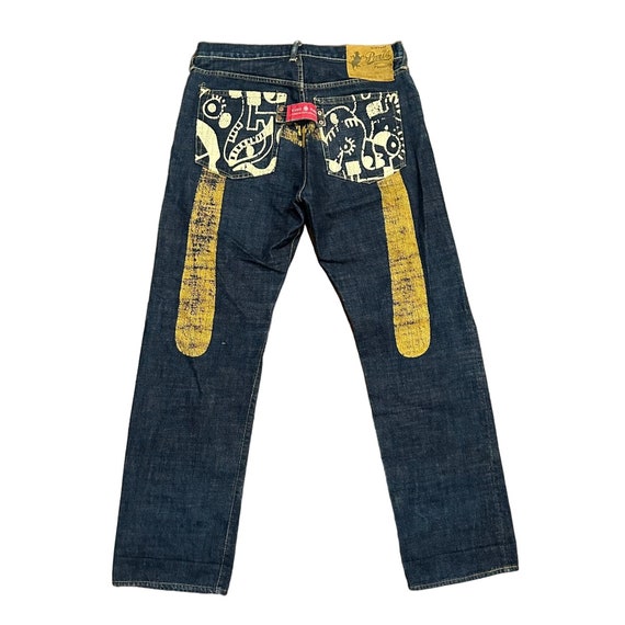Vintage Evisu Slevedge Jeans 36 x 35 Mens Denim P… - image 1