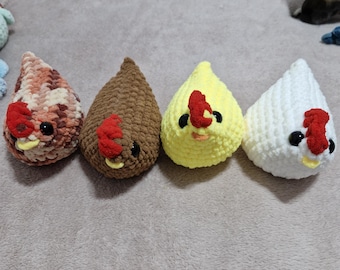 Plysch virkad kyckling Amigurumi