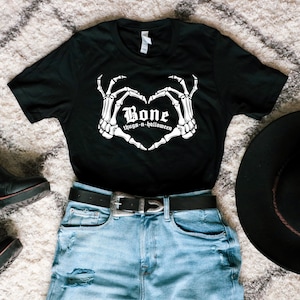 Bone Thugs and Halloween Skeleton Heart T-Shirt
