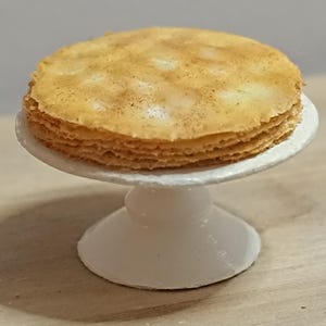 Crepes en miniatura en exposición, escala 1/12, para diorama, casa de muñecas, vitrina de miniaturas