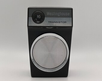 Vintage Westinghouse AM Transistor Radio, Model H-795P6. Restored! Working!