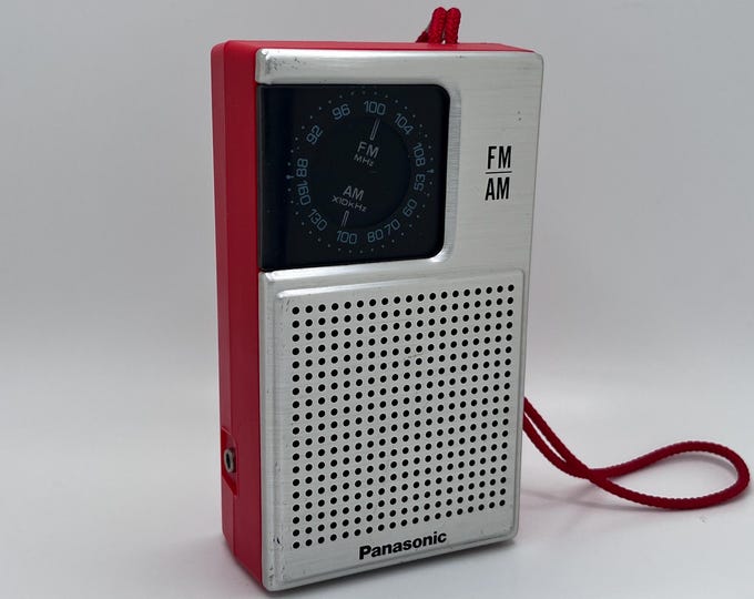 Soundabound Vintage Panasonic AM/FM Transistor Radio, Model RF-506. Restored! Works ...