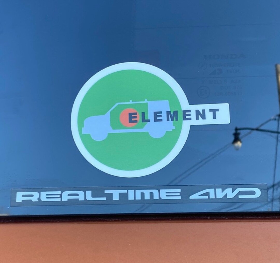 2x Honda Element Dealer Promo Reproduction Decal 2003 Vinyl Bumper ...
