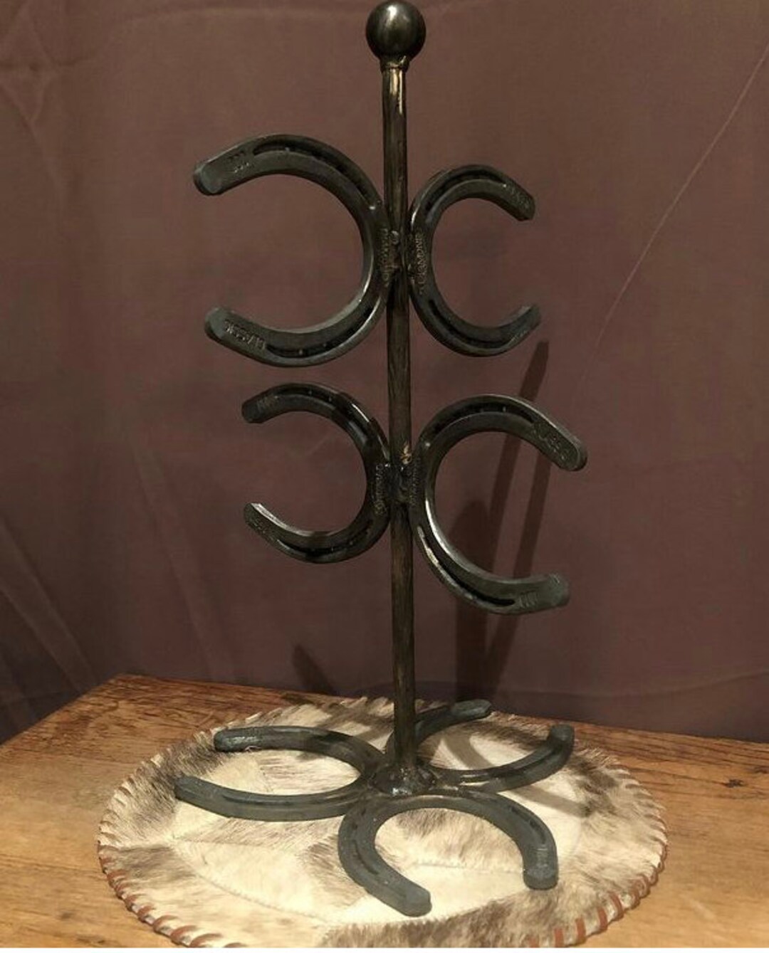 Horseshoe Coffee Cup Rack Etsy