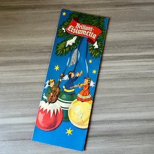 Vintage Christmas, Vintage German Christmas Vintage Brillant Eislametta Metallic Tinsel, Christmas Tree Lametta- German Tinsel