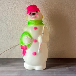 Vintage Empire Blow Mold Snowman - Etsy