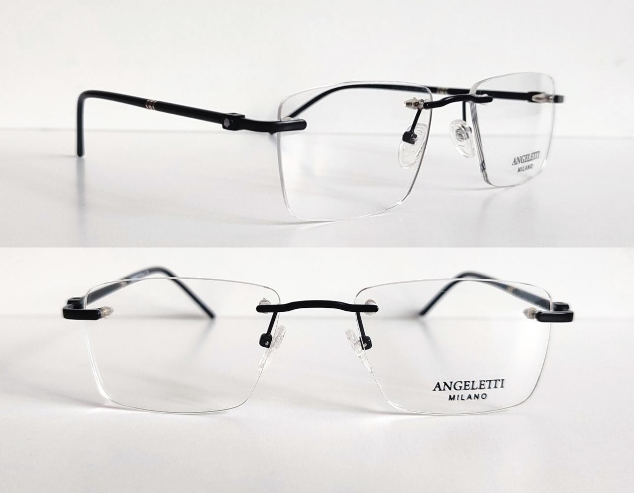 Rectangular Rimless Glasses Andrew Tate Square Rectangular Rimless Eyeglasses Retro Vintage Optical Eyeglasses ...