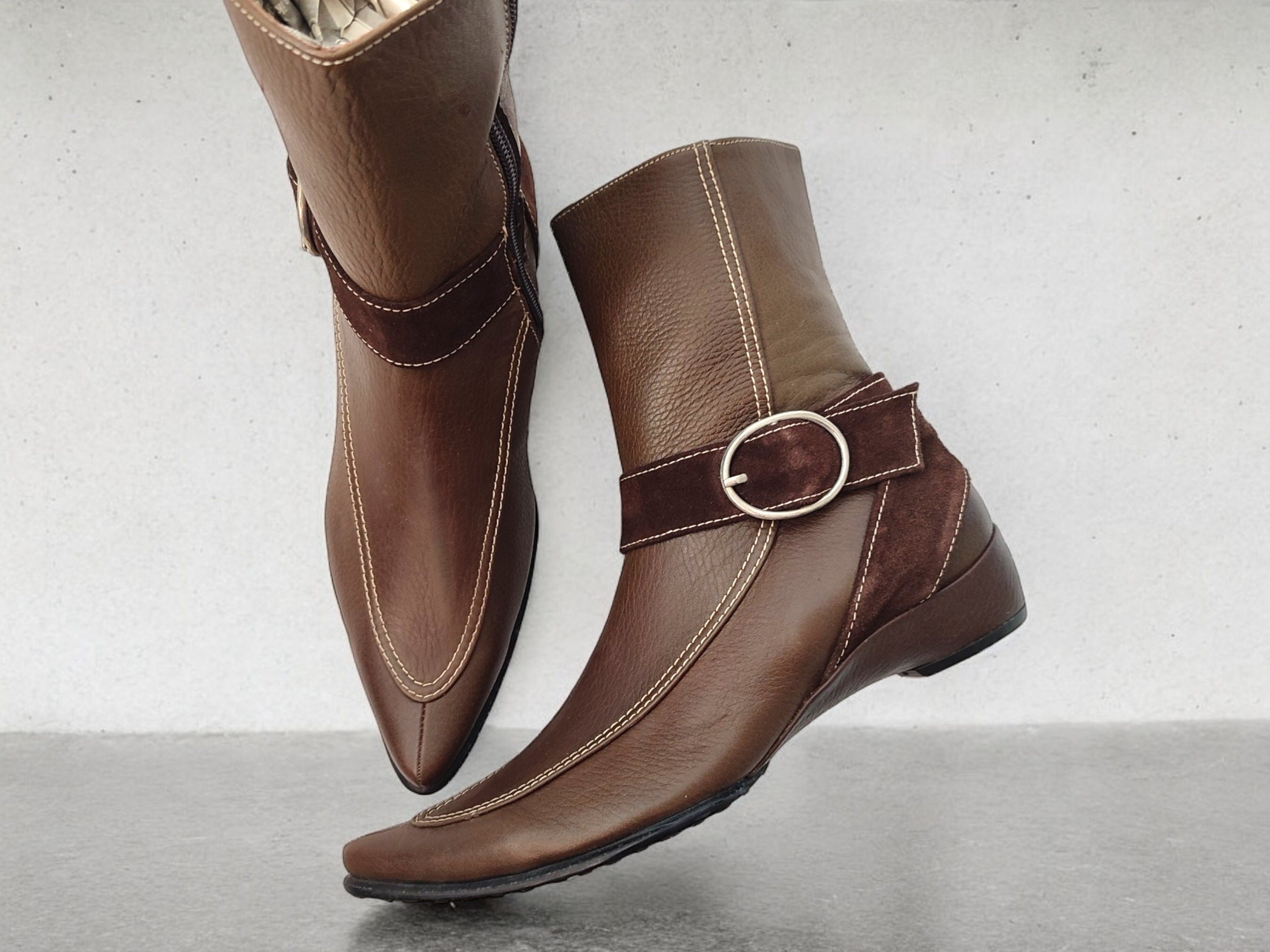 Khaki ankle boots Nederland