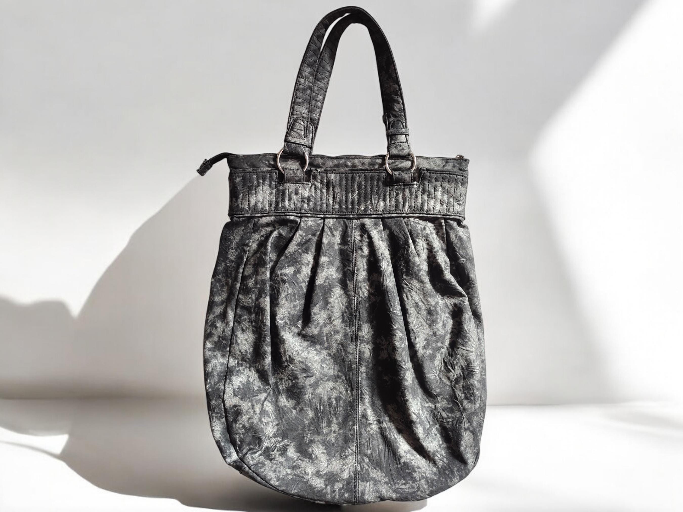 DIESEL Vintage Women's Shoulder Bag in Black&gray 00s Y2k