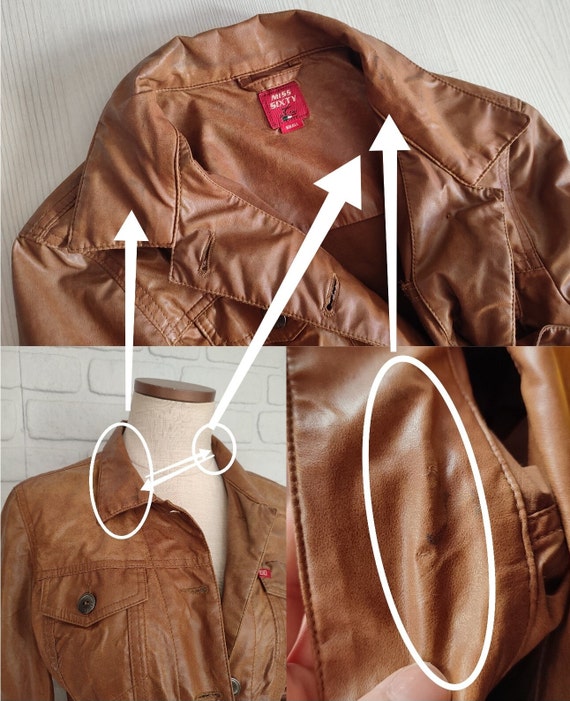 ひ*様 2000s archive HAUTE leather jacket w 2000s Cavalli Red Bordeaux Fighter Leather Jacket 🥊 Available now