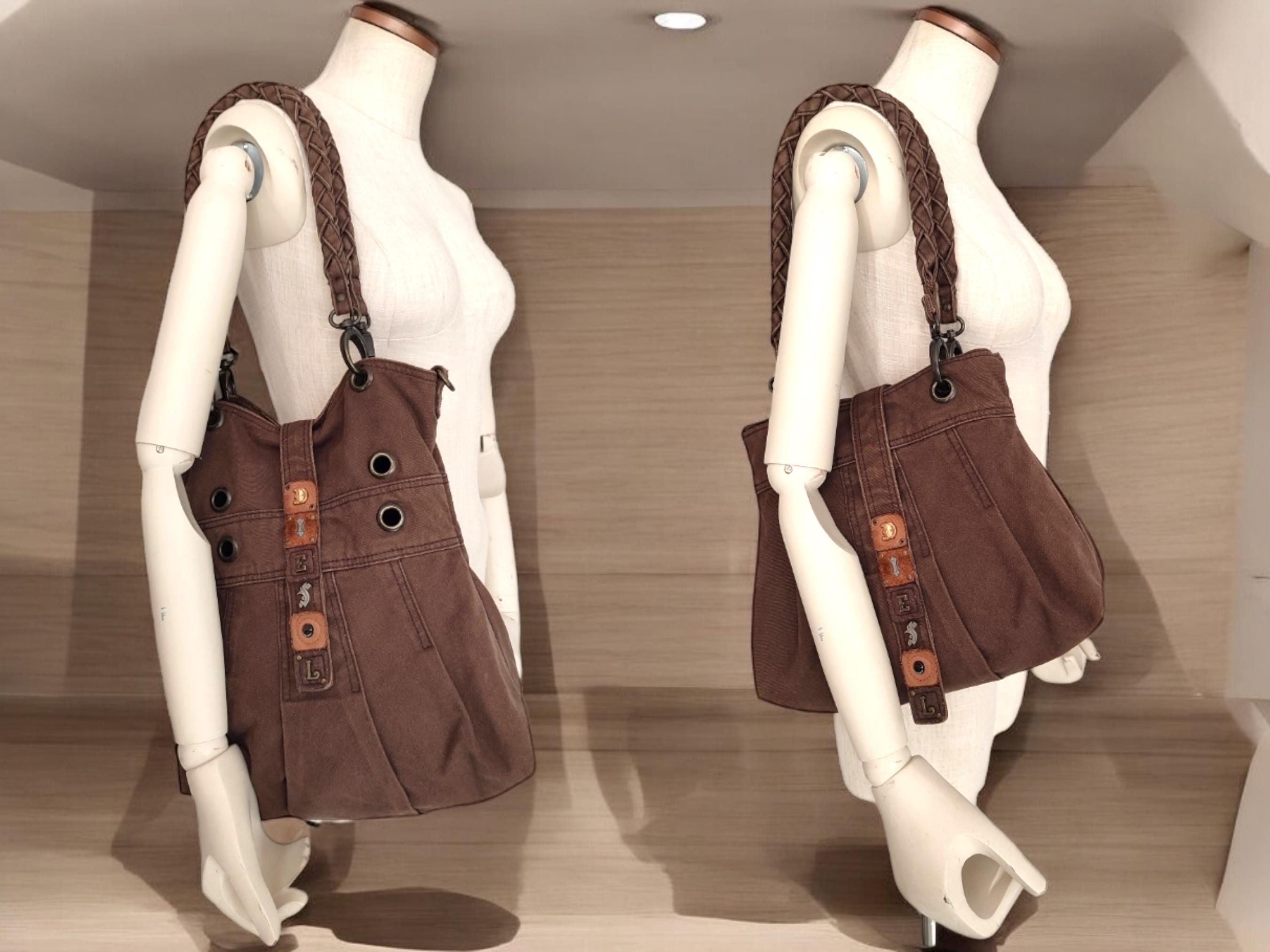 【希少廃盤レア】DIESEL ショルダーバッグ　y2k ブラウン　カーキ 希少廃盤レア】DIESEL ショルダーバッグ y2k ブラウン カーキ