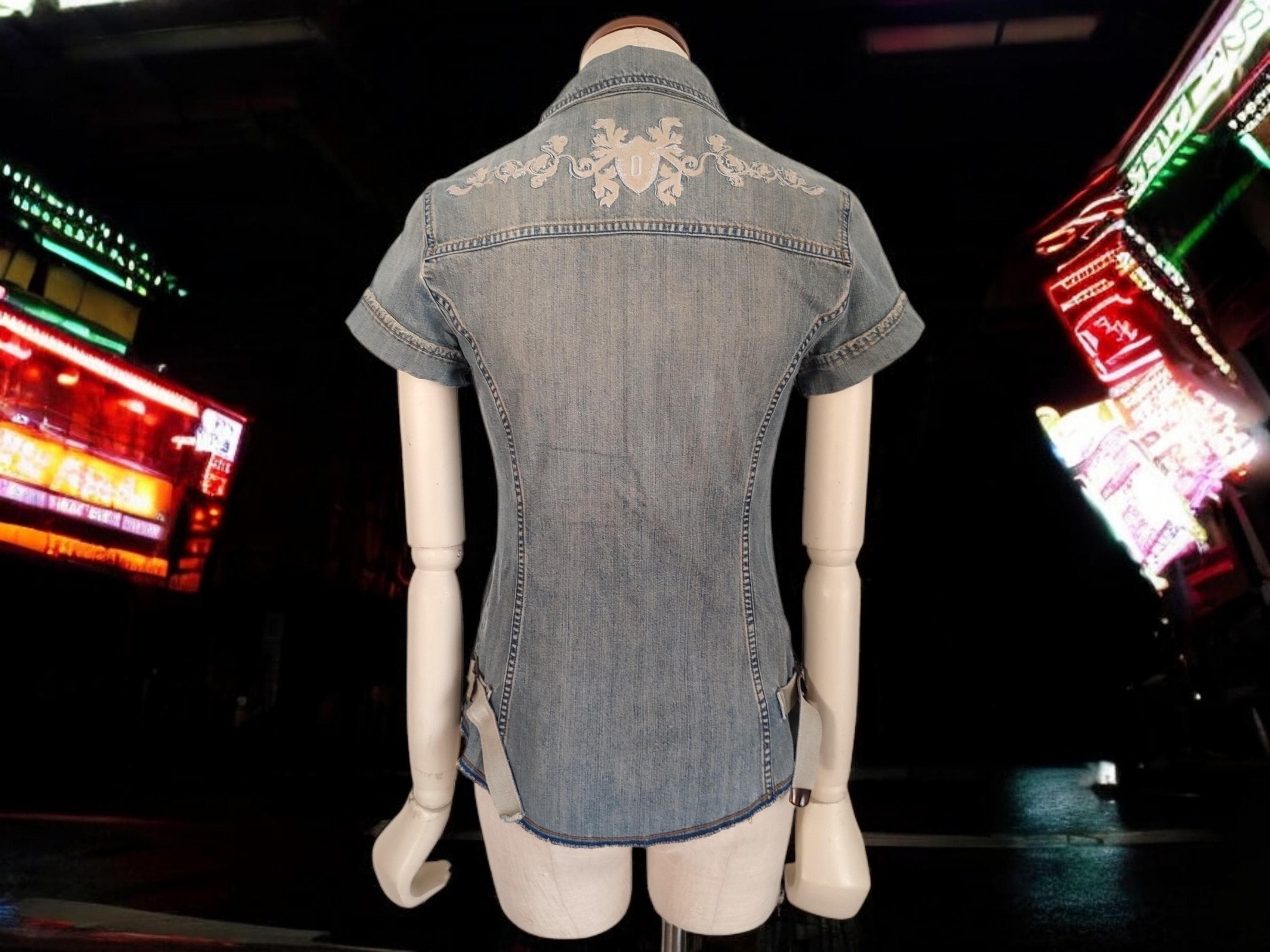 DIESEL Vintage Shury ジャケット y2k DIESEL ディーゼル レーシングジャケット y2k archive 刺繍 M