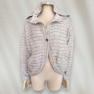 EMILIO PUCCI Hooded Cardigan With Logo Pocketed Striped Cotton Cardigan Jacket Designer Top Made In Italy S/M