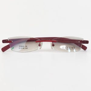 Occhiali da vista vintage senza montatura, forma rettangolare, stile anni '90, 2000, Y2k, per uomo e donna, nuovi, 51*18 145