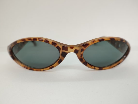 DIESEL Optimizer Y2k Vintage Leopard Sunglasses 9… - image 4