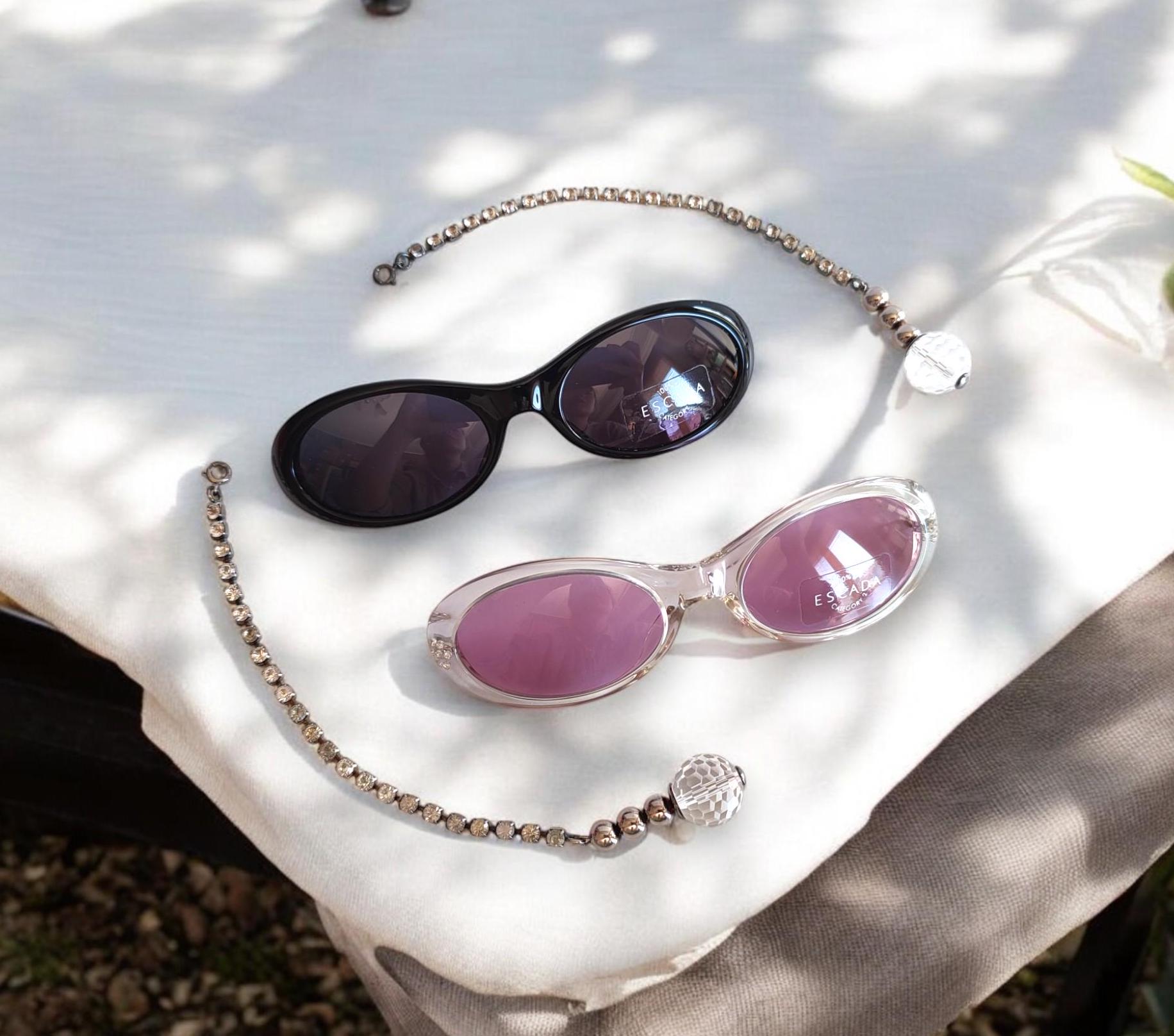 ESCADA Vintage 2pcs Sunglasses With Sterling Silver  display picture 3