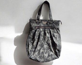 DIESEL Vintage Women's Shoulder Bag in Black&gray 00s Y2k