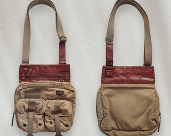 バッグ Archive DIESEL Big leather shoulder bag Diesel Women Archive Metal Logo Shoulder Bag Y2K 7 Casual