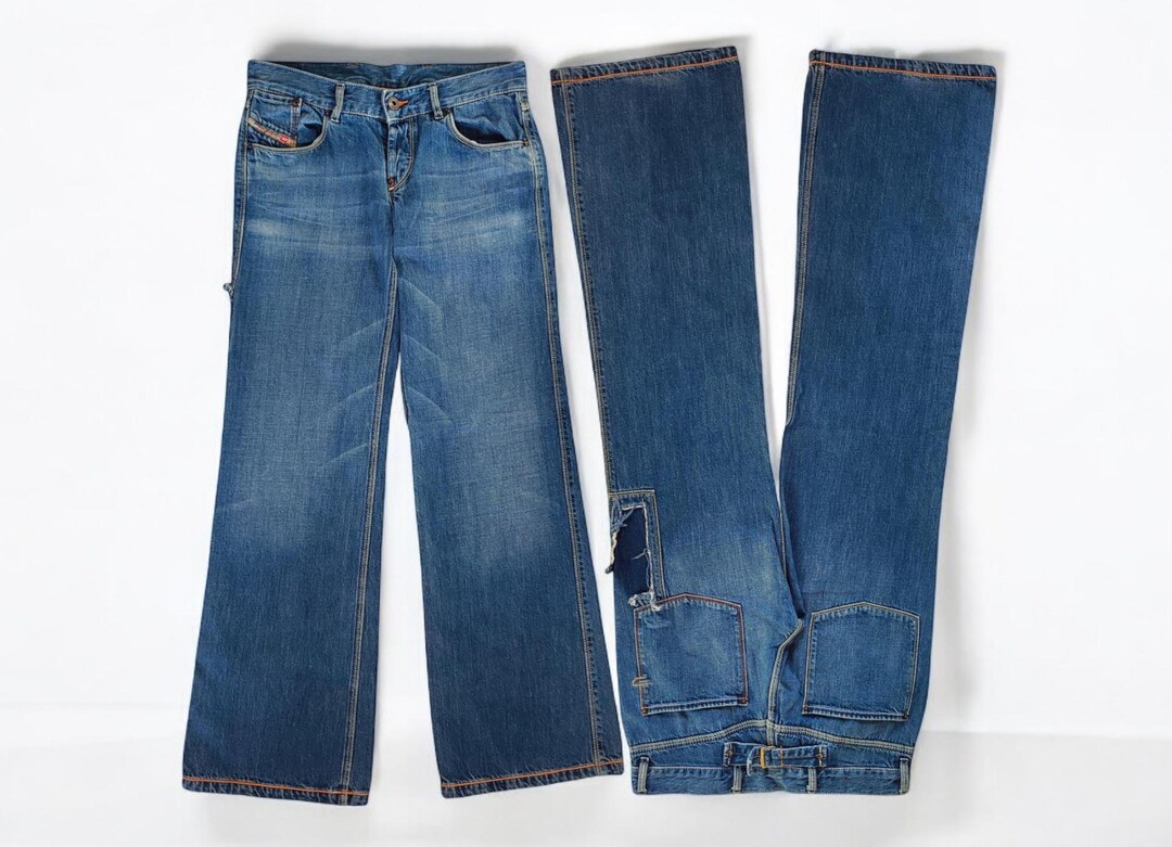 パンツ 00s Diesel Wide Flare Pants Y2K il_fullxfull.6151523041_pc72.jpg