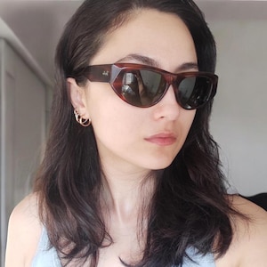 RAY-BAN Dekko Bausch Lomb B&L Tortoise Big Sunglasses, 80&#39;s Vintage Unisex Sunglasses, Made In U.S.A. Gifts For Her, Gifts For Him