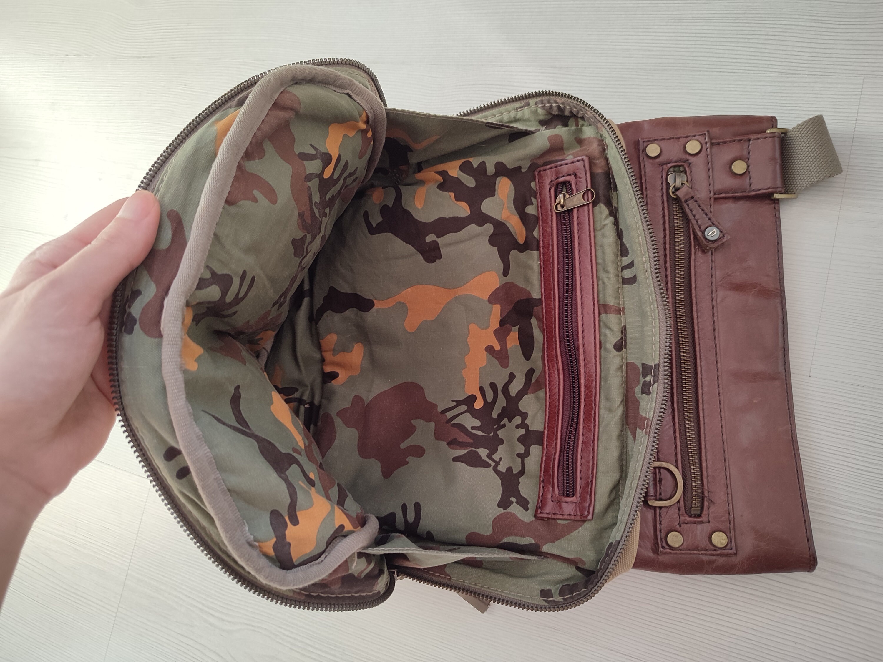 バッグ diesel Archive shoulder bag Y2K brown DIESEL Brown Canvas Womens Shoulder Bag Leather Logo 00s Y2k