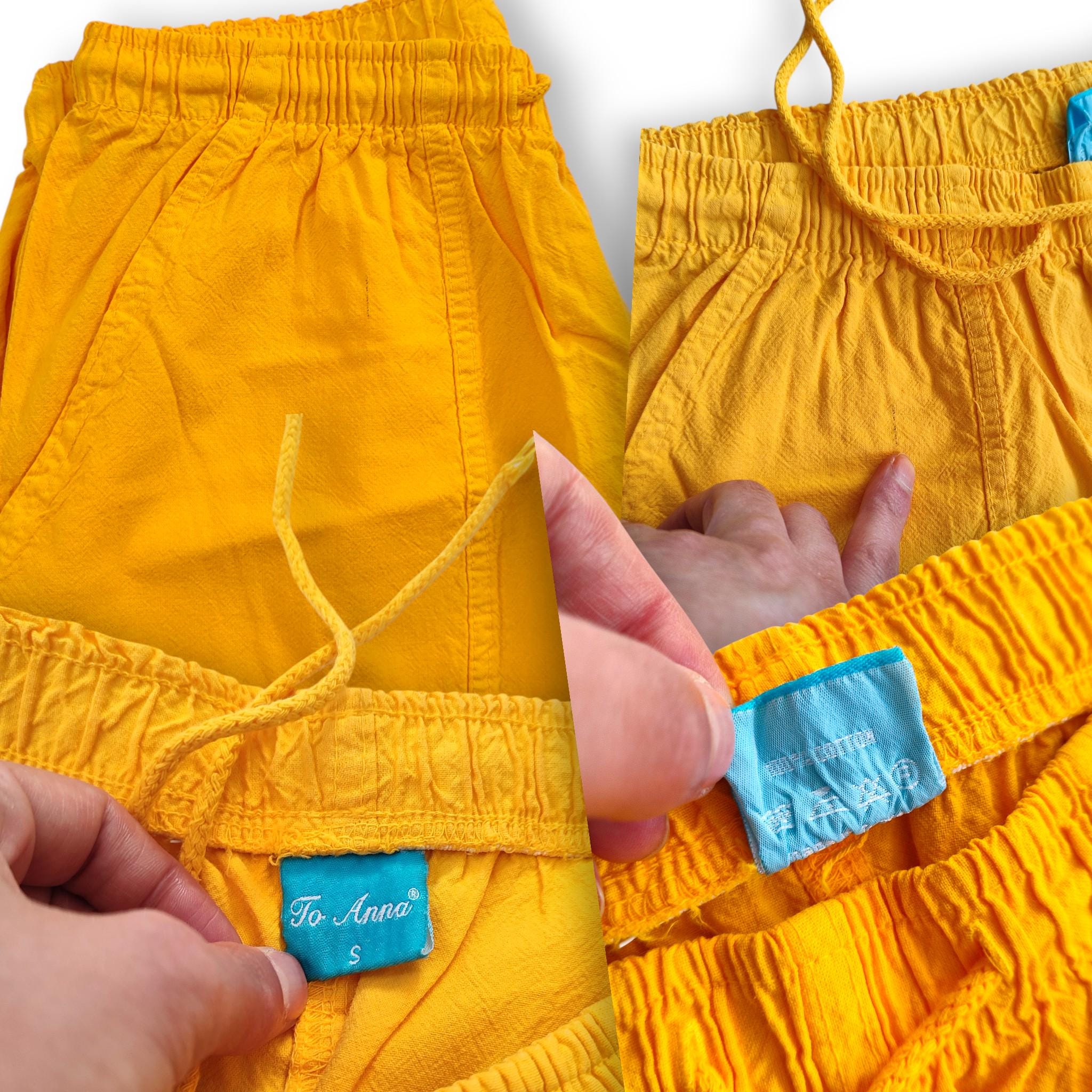 Salsation Capri Pants-Yellow（黄）XSサイズ Style Women's Curvy Cuffed Capri Jeans Sunbeam Yellow 12 at