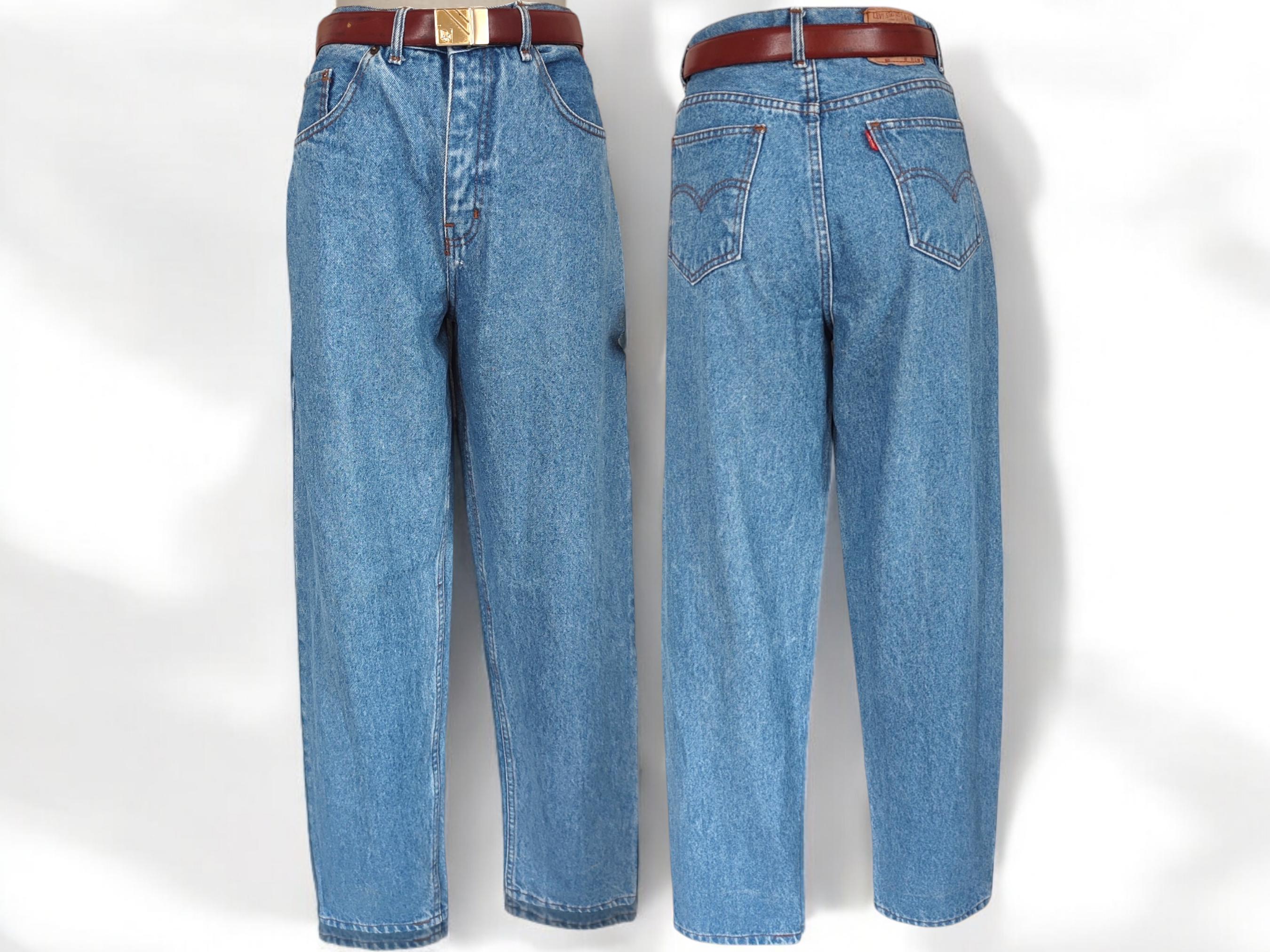 90's Vintage Levi's 501 Women Jeans, High Waist Loose Fit