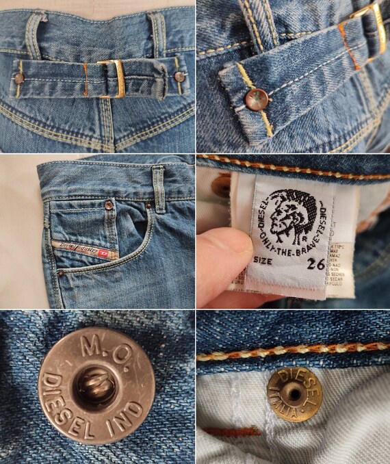 パンツ 00s diesel bush damage flared denim Y2K Vintage Diesel Flared Denim Jeans Pants Distressed Y2K | eBay