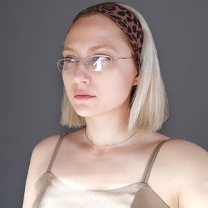 Vintage Rimless Eyewear Rectangular Optical Italian Design Eyeglasses Frame Women's And Men's Eyewear NOS, 90's 00's Y2k Eyewear 50*18-138