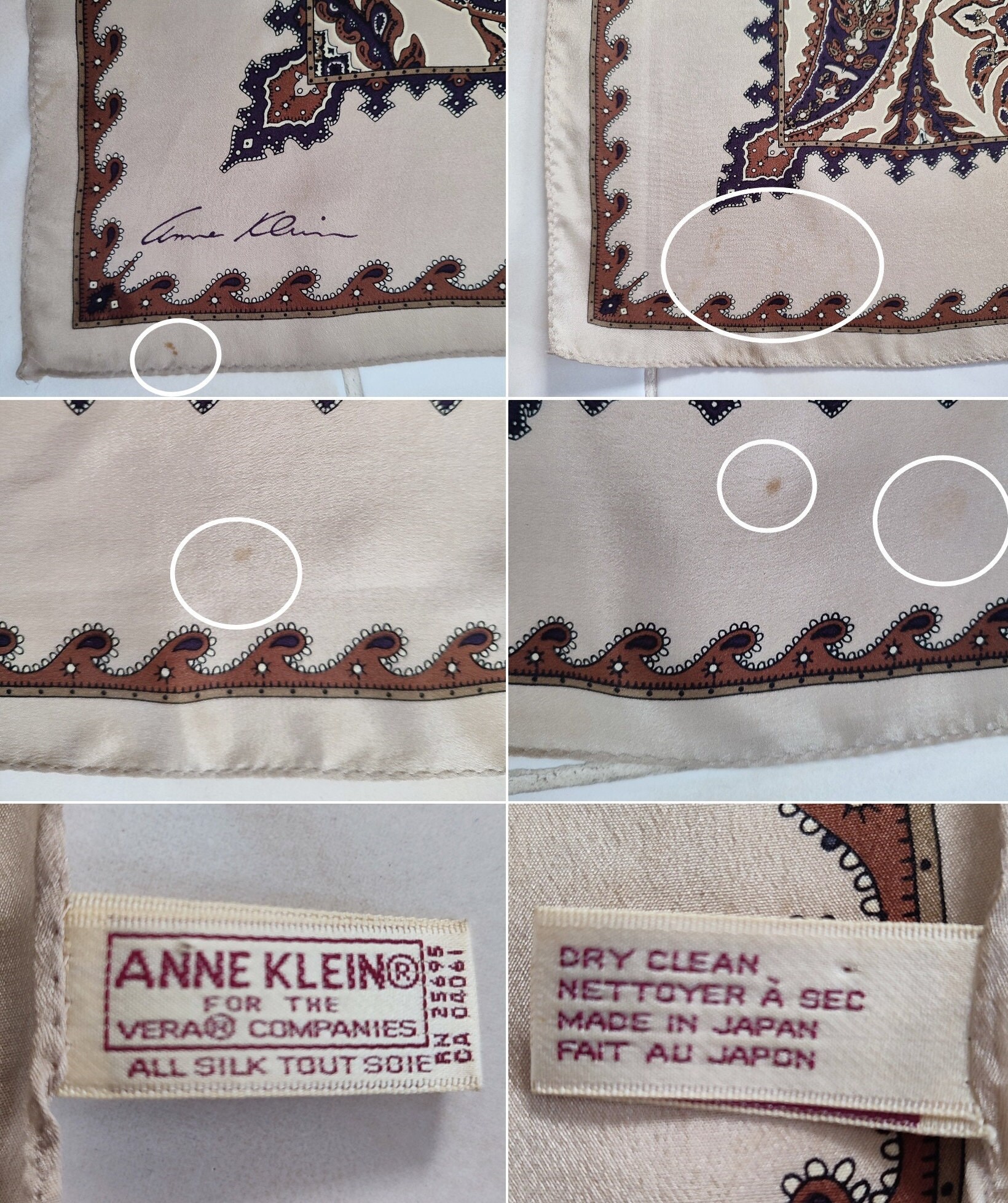 Vintage Silk Stole - Etsy