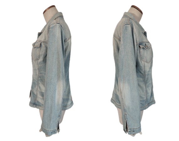 MISS SIXTY Y2k Slim Fit Denim Jacket, Light Blue … - image 7